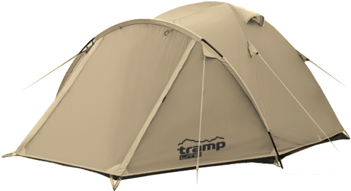 Треккинговая палатка TRAMP Lite Camp 4 (песочный)