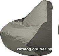 Кресло-мешок Flagman Груша Медиум Г1.1-351 (серый/темно-серый)