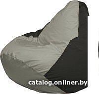 Кресло-мешок Flagman Груша Медиум Г1.1-354 (серый/черный)