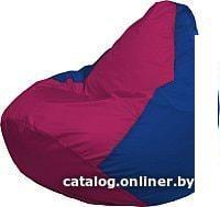 Кресло-мешок Flagman Груша Медиум Г1.1-375 (фуксия/синий)