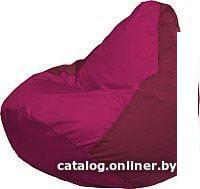 Кресло-мешок Flagman Груша Медиум Г1.1-384 (фуксия/бордовый)
