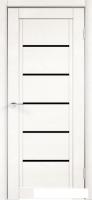 Межкомнатная дверь Velldoris Next 1 80x200 (белый эмалит, лакобель черный)