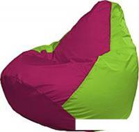 Кресло-мешок Flagman Груша Мини Г0.1-390 (фуксия/салатовый)