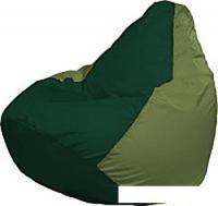 Кресло-мешок Flagman Груша Мини Г0.1-410 (тёмно-зелёный/оливковый)
