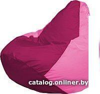 Кресло-мешок Flagman Груша Медиум Г1.1-389 (фуксия/роза)