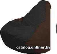 Кресло-мешок Flagman Груша Медиум Г1.1-398 (черный/коричневый)