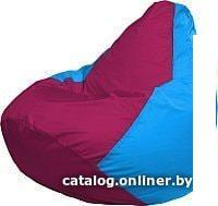 Кресло-мешок Flagman Груша Медиум Г1.1-385 (фуксия/голубой)