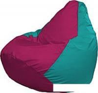 Кресло-мешок Flagman Груша Мини Г0.1-383 (фуксия/бирюзовый)