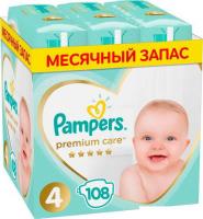 Подгузники Pampers Premium Care 4 (108 шт)