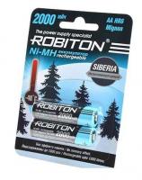 Аккумуляторы Robiton 2000MHAA-2 Siberia 2000mAh 2шт