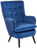 Интерьерное кресло Halmar Ravel (темно-синий/черный)