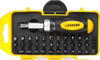 Отвертка с набором Stayer 2557-H38 (38 предметов)