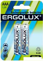 Аккумуляторы Ergolux AAA 600 mAh 2 шт