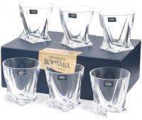 Набор бокалов для виски Crystalite Bohemia Quadro 20936/99A44/340