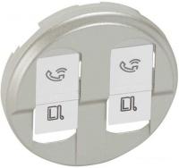 Накладка для компьютерной/телефонной розетки Legrand Celiane 68552 (Титан)