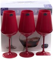 Набор бокалов для вина Bohemia Crystal Sandra 40728/D4600/450