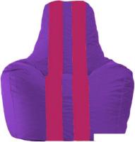 Кресло-мешок Flagman Спортинг С1.1-68 (фиолетовый/лиловый)