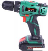 Дрель-шуруповерт Дифмаш ША-18-02 01022318 (с 2-мя АКБ, кейс)