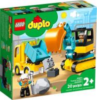 Конструктор LEGO Duplo 10931 Грузовик и гусеничный экскаватор