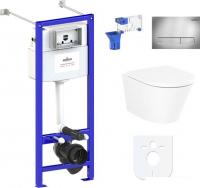 Унитаз Lavinia Boho Biore Compacto Rimless 7 в 1 87050170 (хром пластик)