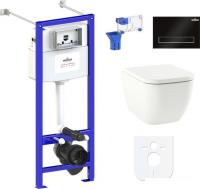 Унитаз Lavinia Boho Relfix One 7 в 1 87050136 (черный пластик)