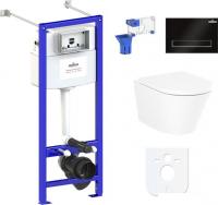 Унитаз Lavinia Boho Relfix Biore Rimless 7 в 1 87050184 (черный пластик)