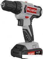 Дрель-шуруповерт Ресанта ДА-14-2ЛК (с 2-мя АКБ, кейс)