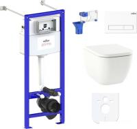 Унитаз Lavinia Boho Relfix One Compacto 7 в 1 87050145 (белый пластик)