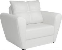 Кресло-кровать Мебель-АРС Квартет (экокожа, белый)