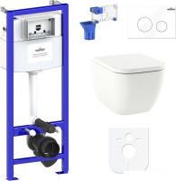 Унитаз Lavinia Boho Relfix One Compacto 7 в 1 87040065 (белый пластик)