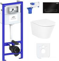 Унитаз Lavinia Boho Relfix Biore Rimless 7 в 1 87040100 (черный пластик)