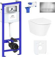 Унитаз Lavinia Boho Relfix Biore Rimless 7 в 1 87040098 (хром пластик)