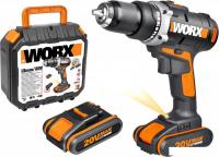 Дрель-шуруповерт Worx WX183.1 (с 2-мя АКБ, кейс)