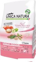 Сухой корм для кошек Unica Natura Unico Indoor с лососем, рисом и яблоком 1.5 кг