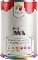 Эмаль LIDA ПФ-115 1 л (бежевый)