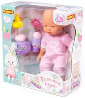 Пупс Полесье Веселый с соской + набор для купания 78360