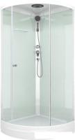 Душевая кабина Domani-Spa Simple 99 (белые стенки, прозрачное стекло)