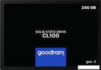 SSD GOODRAM CL100 Gen. 3 480GB SSDPR-CL100-480-G3