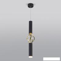 Подвесная люстра Евросвет 50191/1 LED (черный/золото)