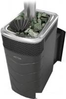 Банная печь Термофор Гейзер Супер XXL Inox Витра ЗК (антрацит)