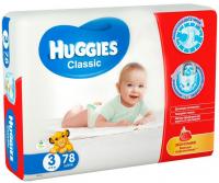 Подгузники Huggies Classic 3 (78 шт)