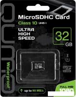 Карта памяти QUMO microSDHC QM32GMICSDHC10U1NA 32GB