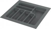 Лоток для столовых приборов Starax S-2286-G (серый)