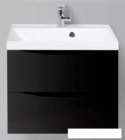 BelBagno Тумба под умывальник Marino-600-2C-SO-NL-P (nero laccato lucido)
