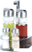 Набор для масла и уксуса с солонкой и перечницей BEKKER BK-3097