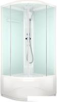 Душевая кабина Domani-Spa Delight 110 High 100x100 (матовое стекло/белый)