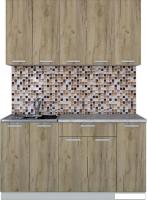 Кухня Интерлиния Мила Лайт 1.5 (дуб золотой)