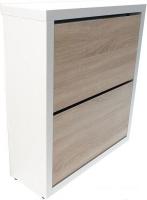 Тумба для обуви Элана 2.70 белый+дуб сонома