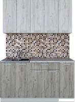 Кухня Интерлиния Мила Лайт 1.5 (дуб белый/дуб серый)