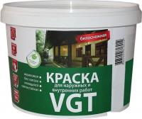 Краска VGT Для наружн/внутр. работ Моющаяся ВД-АК-1180 15 кг (белоснежный)